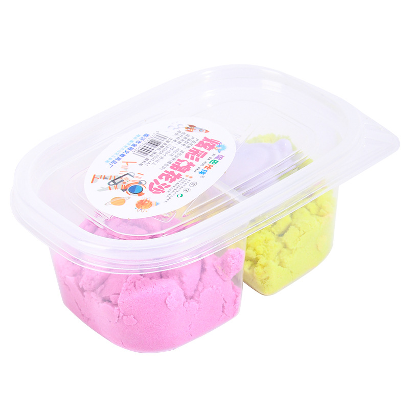 Nueva caja de arena de algodón para niños arena mágica juego de arcilla para estudiantes hechos a mano diy juguetes de puzzle mastic
