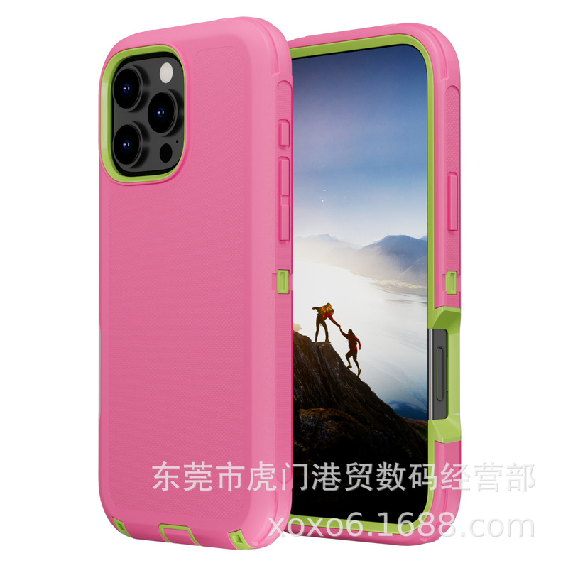 iPhone16 Pro Maxに適した新しい耐衝撃電話ケースApple 16 Proアーマーケース落下防止電話ケース|undefined