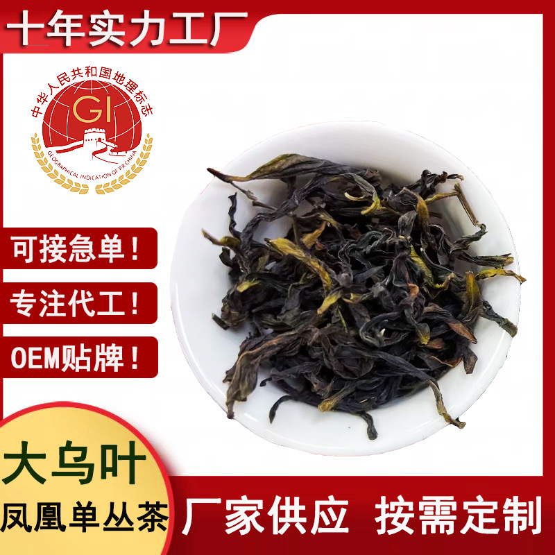 凤凰单丛大乌叶茶叶礼盒装电商货源批发凤凰单枞鸭屎香名茶
