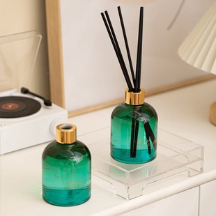 200ml Screw-Top Cylindrical Aromatherapy Bottle Empty Bottle Fire-Free Rattan Volatile Bottle Essential Oil Diffuser Bottle Aromatherapy Bottle Bare Bottle