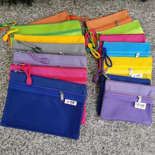 Double-layer mini small zipper bag, bank card and document bag, driving license bag, B8 item and receipt organizer, coin pouch