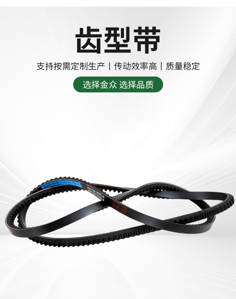 Automotive generator transmission belt 17-420 toothed belt EPDM wear-resistant synchronous belt for engineering machinery
