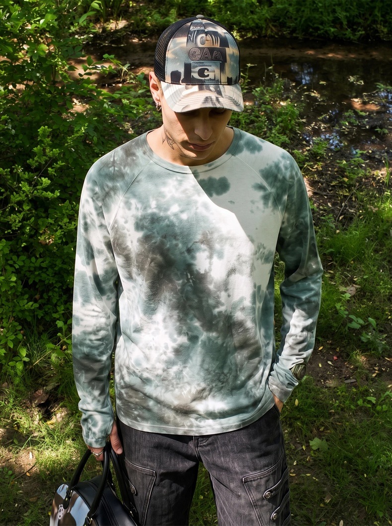 Inflation Tie-Dye Lyocell T-Shirt