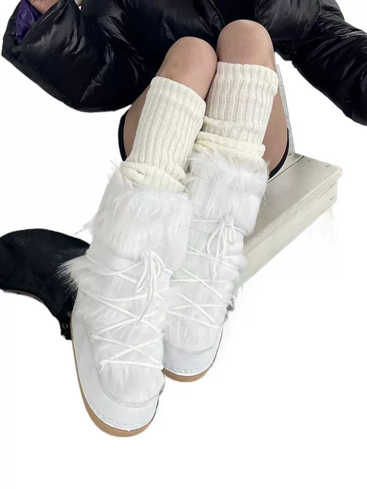 Demi-season boots, ski waterproof space moon, increased thickness