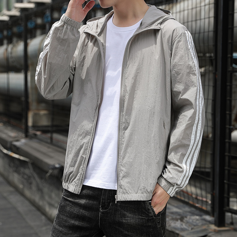 Thin Ice Silk Summer Men's Sun Protection Clothing Quick-Drying Sun Protection Clothing Men's and Women's Cycling Fishing Jackets Skin Windbreaker Dropshipping