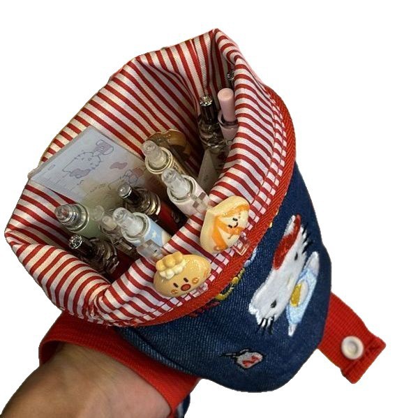 Hello kitty, handheld bucket, cute pencil case, organizer bag 5