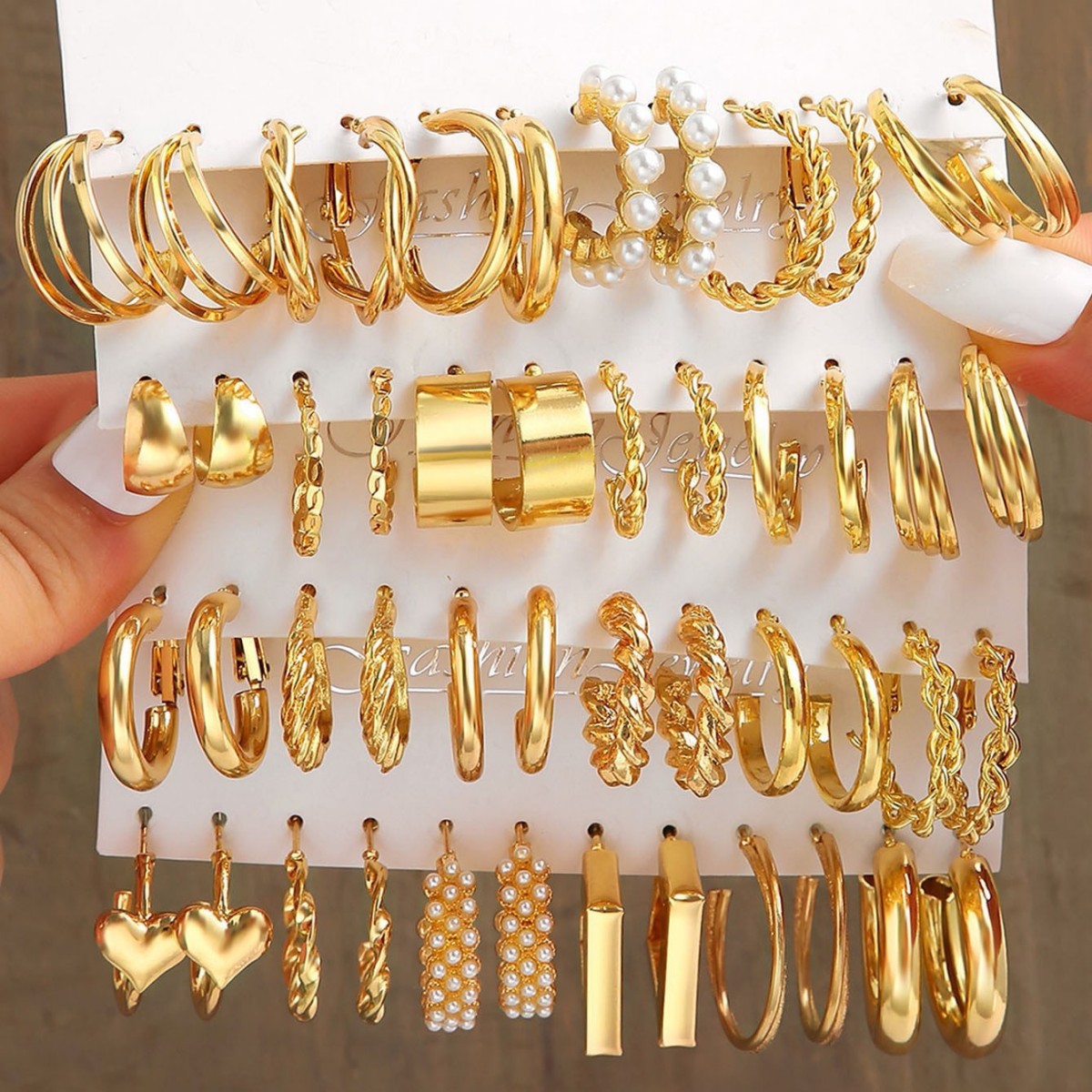 102g Weight Copper Ear Needle Material Geometric Plastic Zinc Alloy Hoop Earrings For Women's Holiday Daily