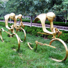铸铜骑单车人物雕塑纯铜铜历史文人雕塑现代人物园林景观雕塑