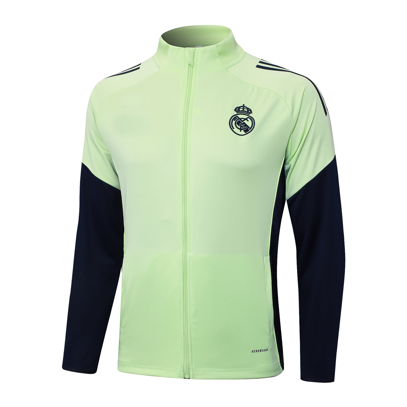 A2536 #2526 long pull Real Madrid light green .jpg
