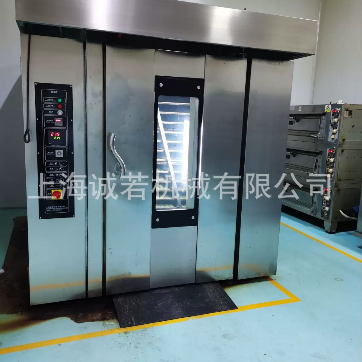 厂家供应锅巴热风旋转炉 面包烘烤箱 大型休闲加工设备 食品机械