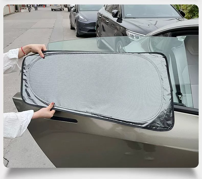 Suitable for 25 models of Zeekr 007 GT, ice crystal style opaque sunshade for car windows, providing sun protection and privacy