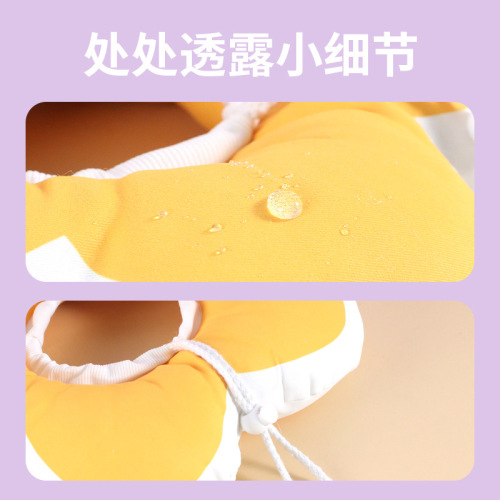 New Waterproof Cartoon Flower Elizabethan Circle Cat Beauty Cover Cat Neck Cover Protective Cover Pet Collar Wholesale