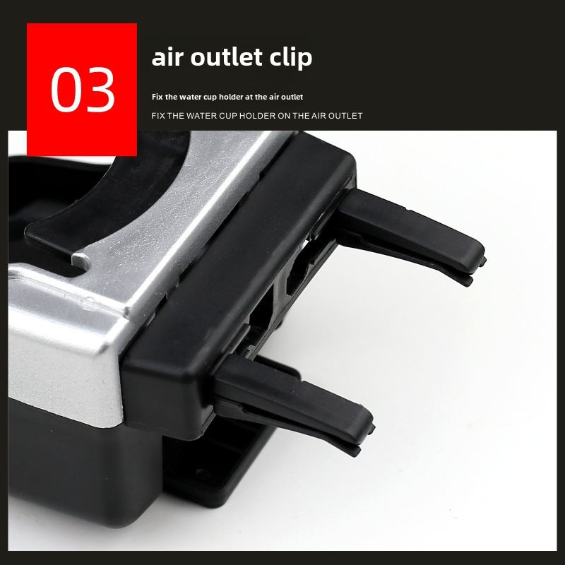 Bil dryckeshållare multifunktionellt luftutlopp vattenkoppshållare bil vattenkoppshållare bil askkoppshållare mugghållare_voghion.com