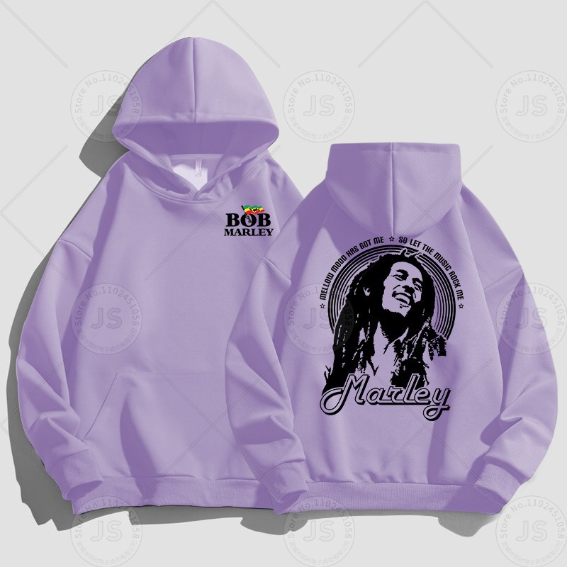 Bob Marley Hoodie Men's y Women's Ndy Loose Autumn/Winter