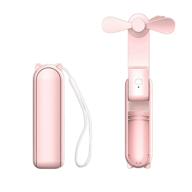 Folding handheld small air fan