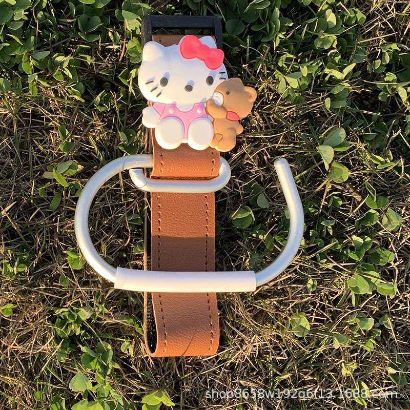 Aluminum alloy hook-hello kitty hook (brown single)