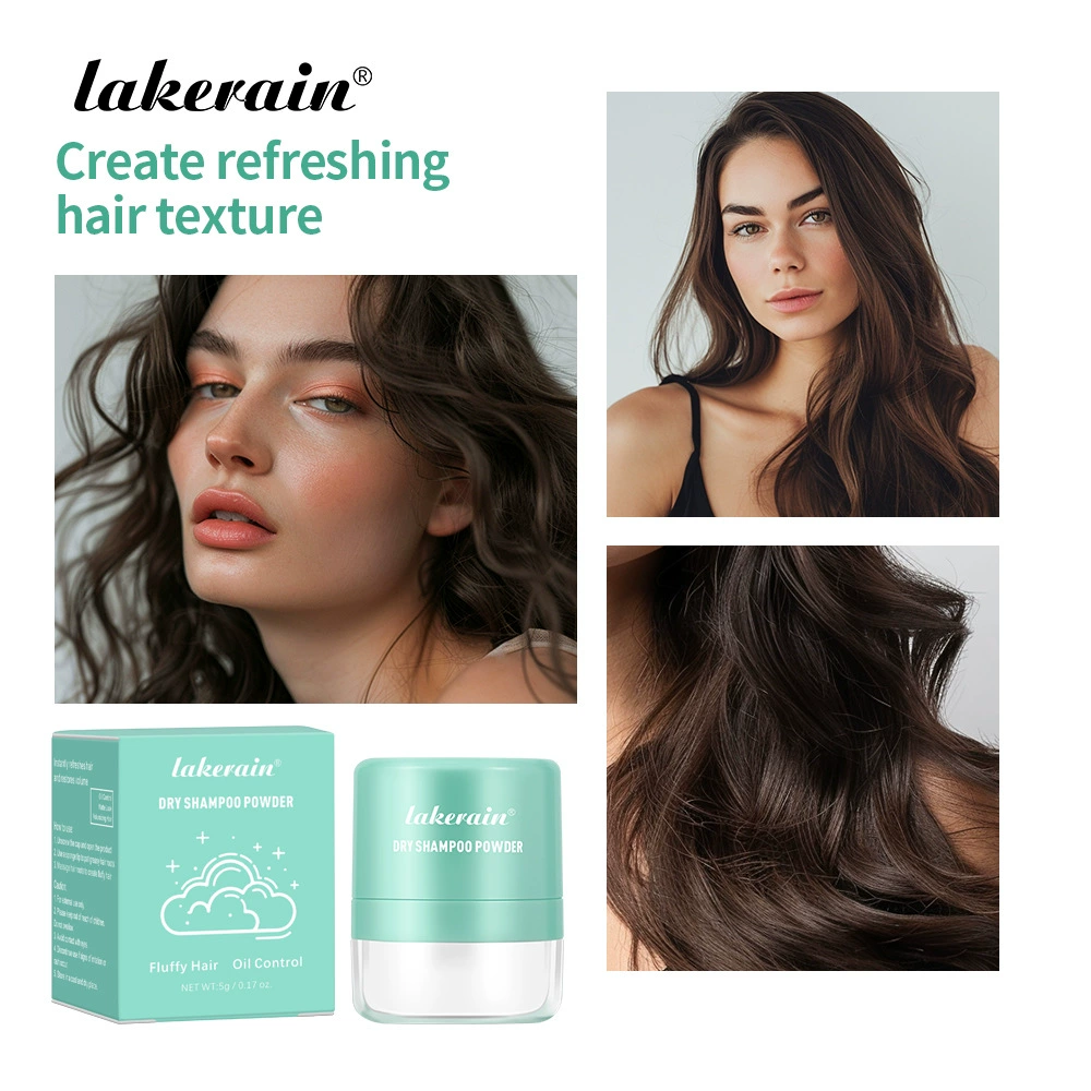 Пудра для сухой чистки волос Lakerain, пушистая пудра для сухих волос без смывания