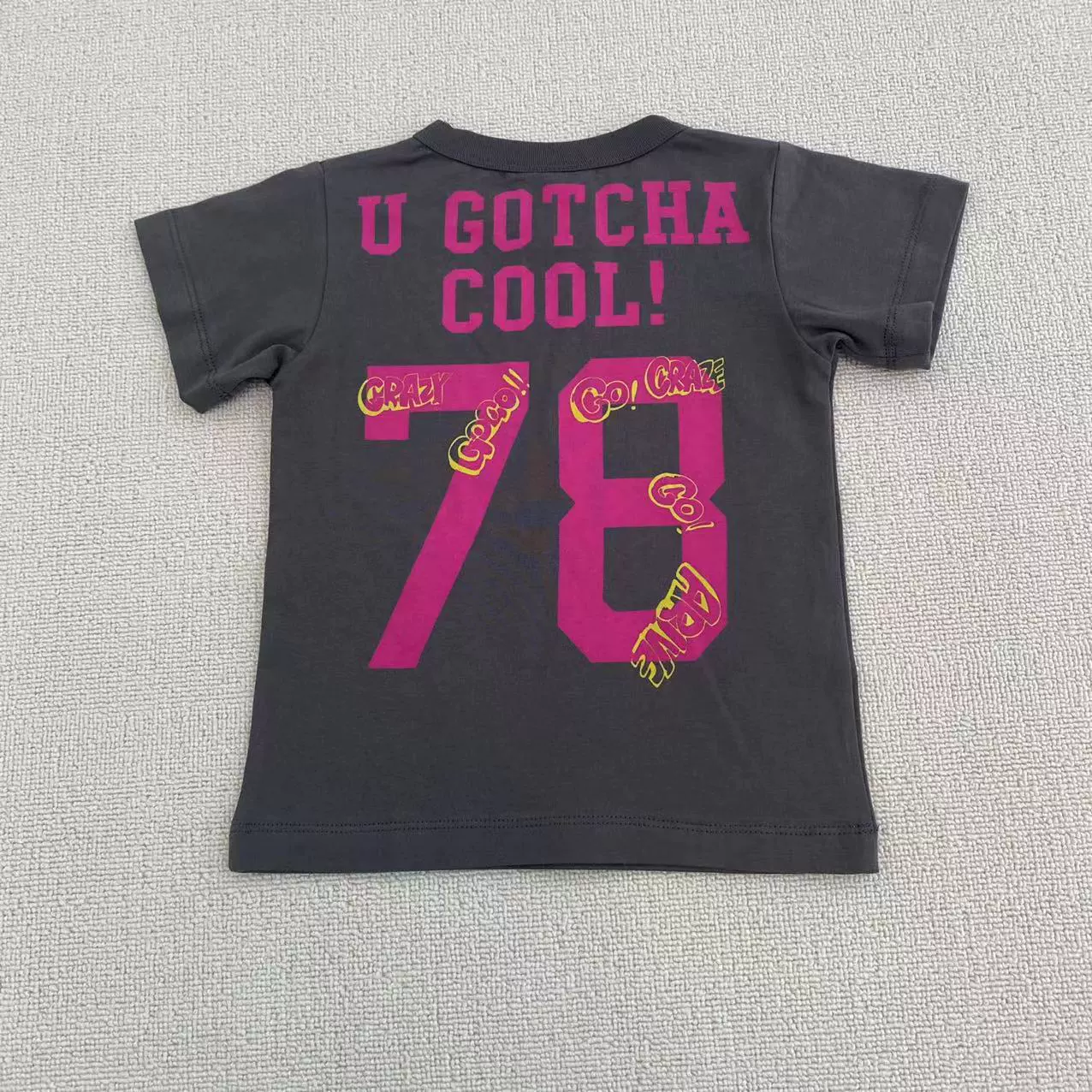 Spot 2024 летний новый продукт JM GOGO Детская футболка с коротким рукавом, новый прилив детской футболки