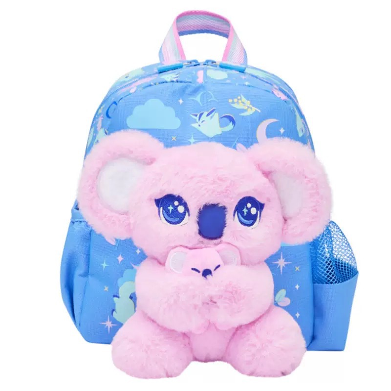 Australia Smiggle mochila escolar jardín de infantes mochila para niños mochila de dibujos animados bolsa de almacenamiento muñeca de felpa mochila escolar