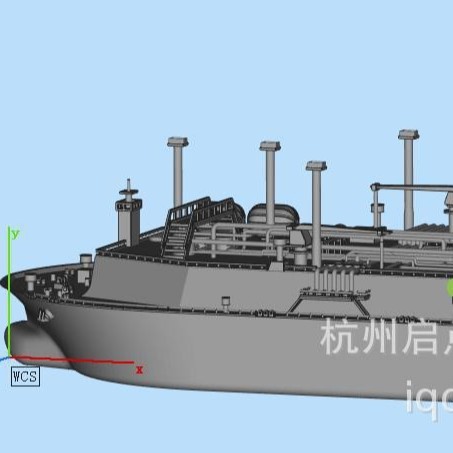 Lng Ship Model Gift Ornaments Design Batch Sample Export