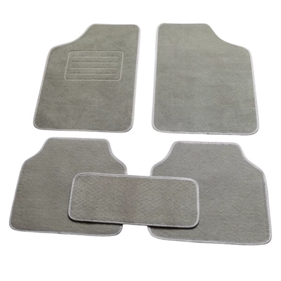 Car Carpet: mats, one-piece floor mats, carpet - beige-flocking-universal-five-piece-set