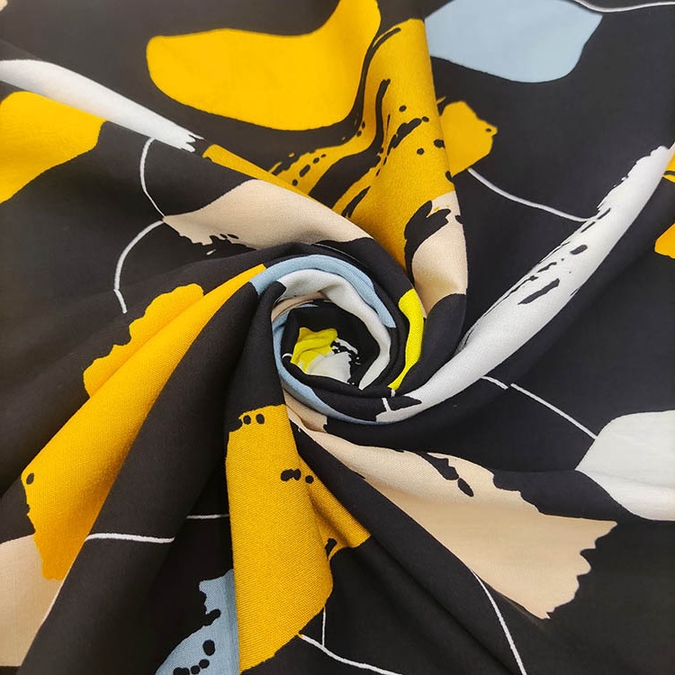 2024 nuevo material 100% viscoso de impresión hawaiana tela de rayon