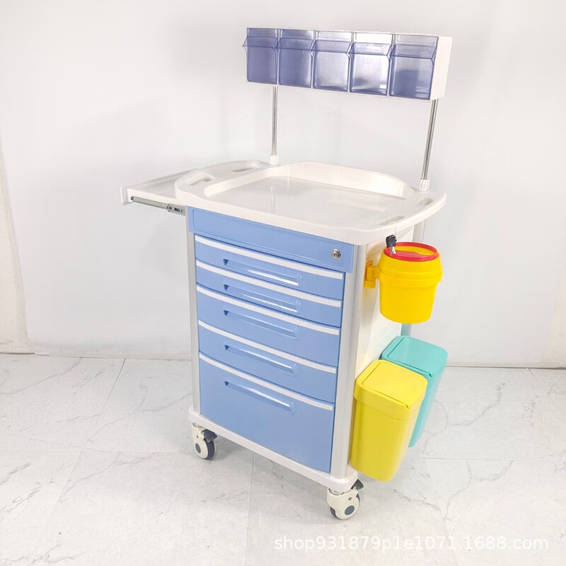Double-Pull Double-Layer Instrument Cart, Double Waste Bucket Treatment Cart, Outpatient Infusion Cart, Abf Double-Bucket Treatment Cart, Emergency Cart Double-Pull Double-Layer Instrument Cart, Double Waste Bucket Treatment Cart, Outpatient Infusion Cart, Abf Double-Bucket Treatment Cart, Emergency Cart
