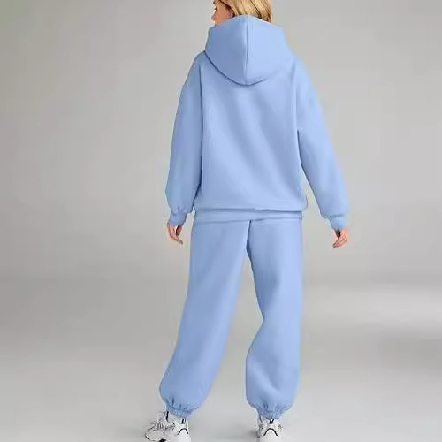 2023欧米の外国貿易の秋冬の新型のアマゾンの女性の2つのセットのカジュアルなパーカーのスポーツ服のズボンのスーツ|undefined