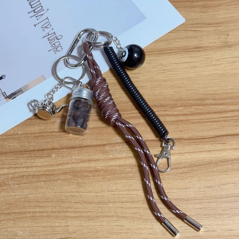 跨境现货miu系咖啡罐包包挂件真咖啡豆瓶子包挂金属咖啡壶挂饰品|undefined