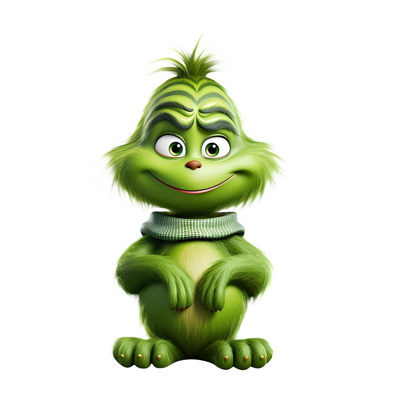 Navidad transfronteriza dibujos animados Grinch colgante creativo decoración del árbol de Navidad colgante acrílico colgante