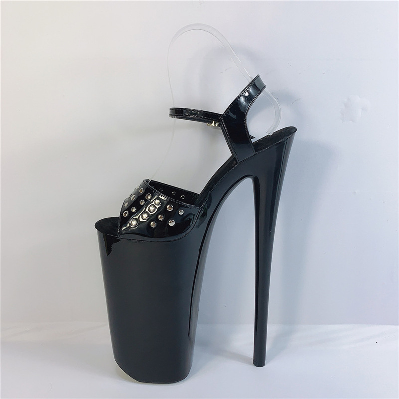 26CM sandalias de tacón ultra alto desnudo 24 primavera Baotou pez boca de moda zapatos de boda zapatos de desfile