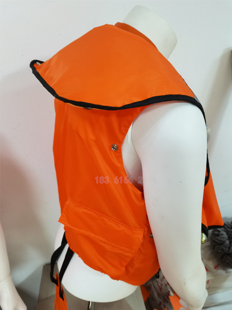 安航工厂直销海警自动充气救生衣大人气胀式海事海军船用救援马甲