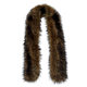 All-match imitation fox fur scarf fur imitation raccoon fur long scarf warm fur scarf women's winter Europe and the United States