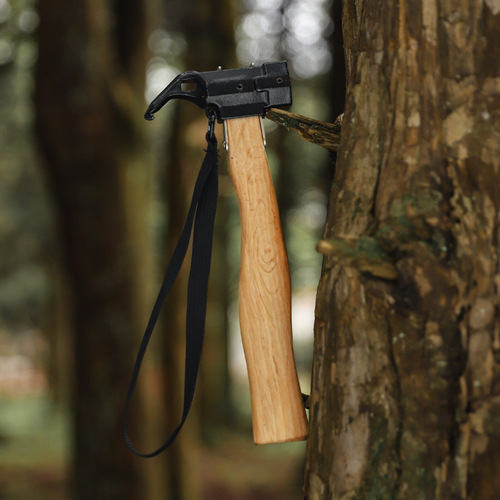 Outdoor multifunctional ground nail hammer, camping tent canopy camp nail hammer, wooden deck nail puller, copper hammer hammer