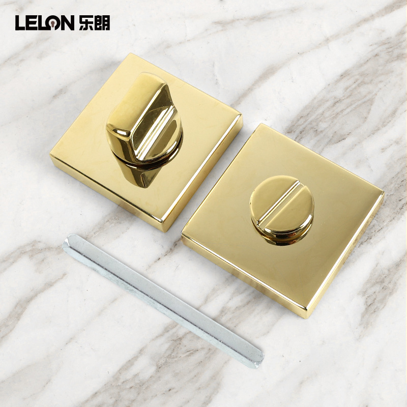 Aleación de zinc redonda cerradura de mano cerradura de mano cerradura de mano cerradura de puerta de hotel accesorios de cerradura de puerta de baño