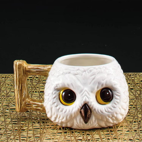 Harry búho cerámica taza de cápsula de animación periferia taza de agua taza de café