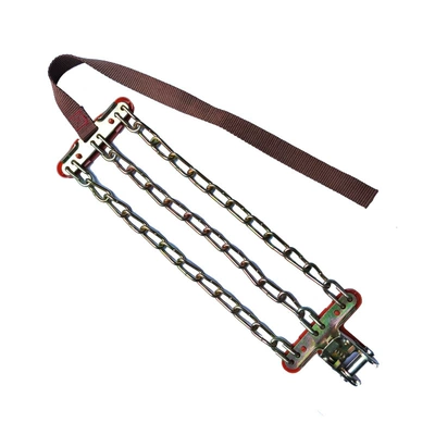 Car tire anti-skid chain three-way bold twist chain snow anti-skid escape emergency chain universal car anti-skid chain (Tire snow chain) - 1-pack-small-size-suitable-for-tire-width-165-205