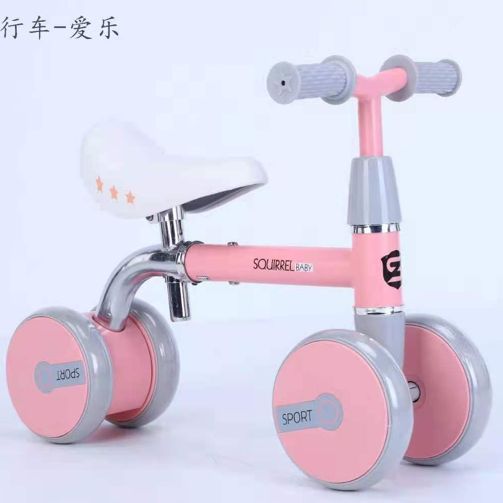 Coche de equilibrio para niños sin pedal 1-3-años de edad bebé juguete niños niño giro scooter