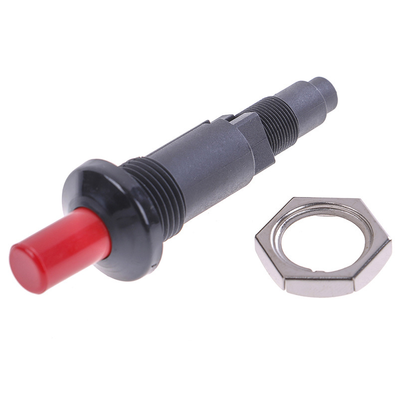 Accesorios de encendido de horno de gas Encendedor piezoeléctrico de cerámica tipo prensa con encendido de rosca universal bujía de aguja recta curva