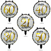 Round balloon, evening dress, decorations, layout, 18inch, 30 years, 40 years, Birthday gift, 21 years