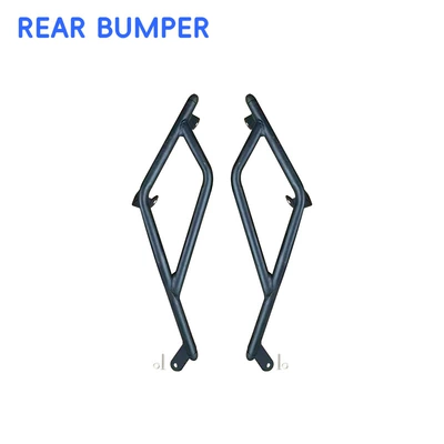 pipe bumpers, footrest anti-collision protection, Motorcycle bumper - black-carbon-steel-rear-bumper
