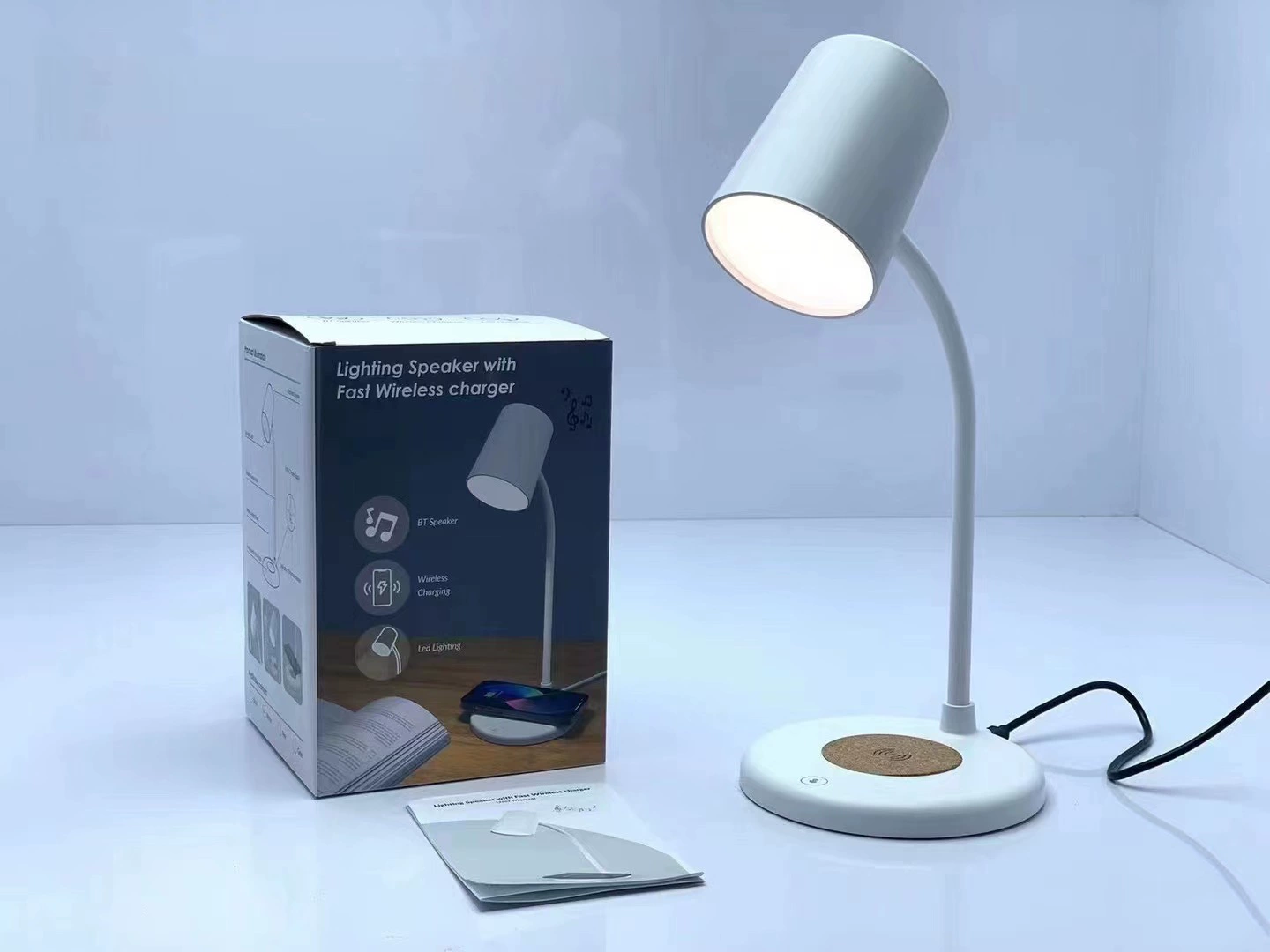 Wireless charging table lamp wireless charging music table lamp smart table lamp Bluetooth audio wireless charging Bluetooth