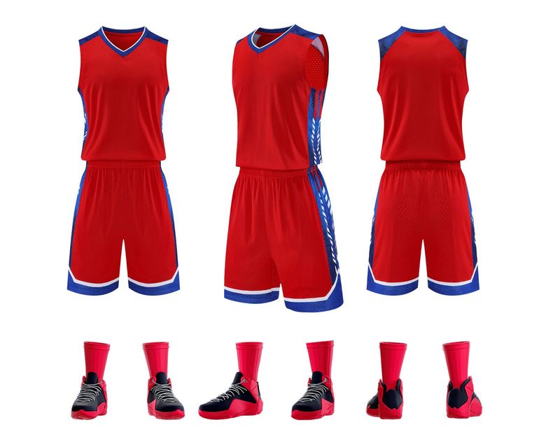 バスケットボールの服のスーツの男性のユニフォームの大学生の試合のユニフォームの服の夏の訓練服のスポーツベストはバスケットボールの服を印刷します。|undefined