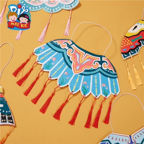 New Year, Spring Festival, Lantern Festival, Year of the Dragon, National Style Intangible Cultural Heritage Painting, Cloud Shoulder Handmade DIY Material Package, Kindergarten Creative Art