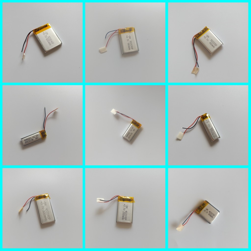 402030, 402323, 402025, 402035, 402040, 402050 Lithium Battery 3.7V