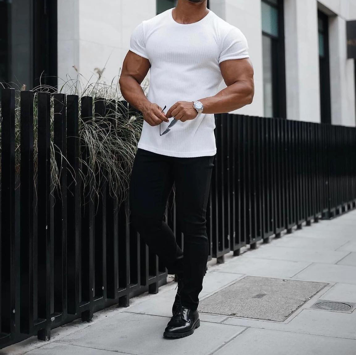 210g Weight Short Sleeve Sleeve Length Regular Sleeve Sleeve Type Polyester Fabric Type Regular Top Length T-shirt Tops Type Casual Occasion Round Neck Neckline Regular Fit Fit Type Solid Color Pattern Summer Season Men's Gender Simple Style Style Men's Solid Color Simple Style Round Neck Short Sleeve Regular Fit Men's T-shirt 2