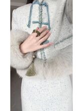 秋冬装搭配一整套新中式国风套装裙女高级感穿搭小个子冬季两件套