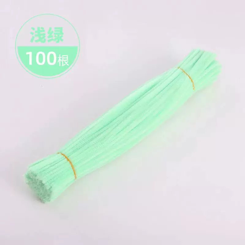 Воротящиеся стержни (Changsheng) 30 см плюшевые проволочные палочки, набор 100 шт для рукоделия