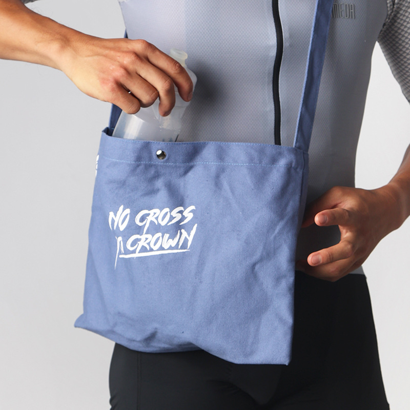 兰帕达骑行补给袋帆布单肩包大容量骑行斜挎袋自行车户外骑行用品