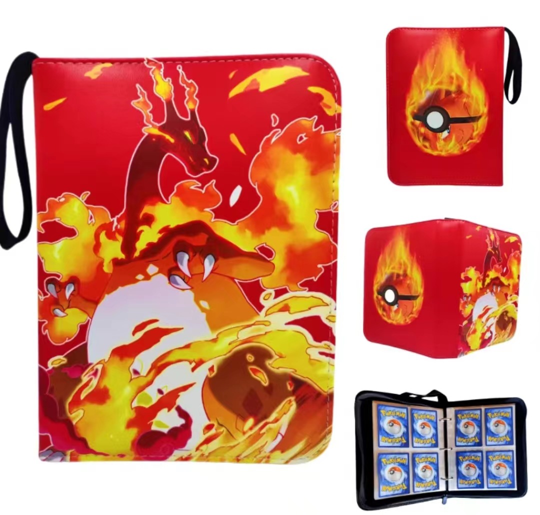 FUENTE fabricante en stock suministro baokemeng juego tarjeta colección libro Magic Baby Tarjeta de cremallera libro de almacenamiento